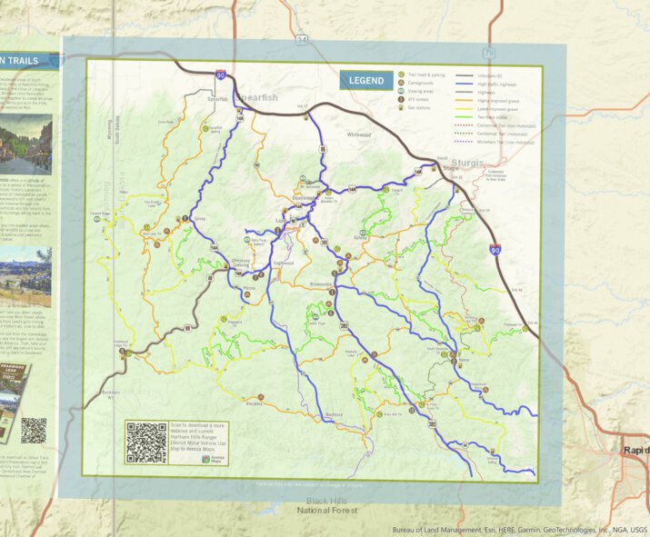 Northern Hills OHV Map by Northern Hills Recreation Association Avenza Maps