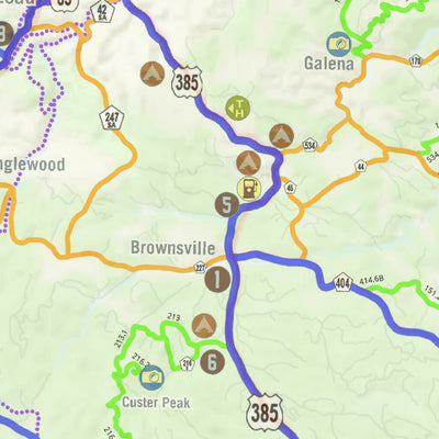 Northern Hills OHV Map