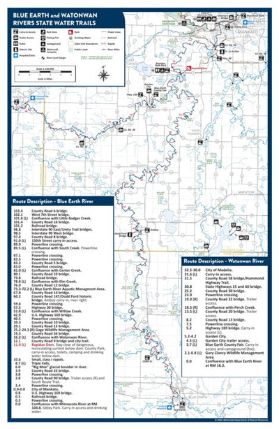 Blue Earth and Watonwan Rivers State Water Trails MNDNR