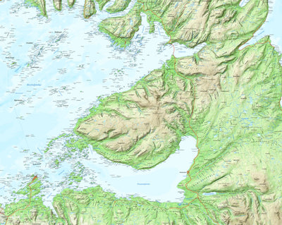 Iceland 1:100.000 Map #4 Dalir