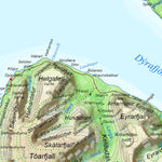 Iceland 1:100.000 Map #6 Arnarfjörður