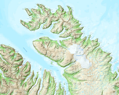 Iceland 1:100.000 Map #7 Jökulfirðir