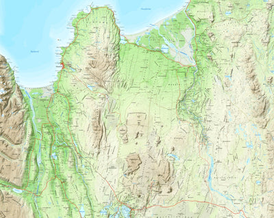 Iceland 1:100.000 Map #20 Kelduhverfi