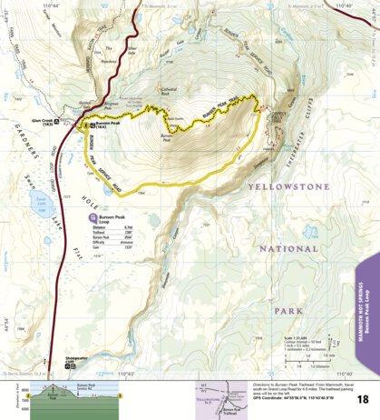 1705 Yellowstone Day Hikes (map 18)