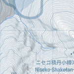 MAP 2/3 - Niseko Haute Route (Niseko Range Traverse) Ski Tour (Hokkaido, Japan)