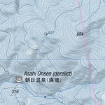 MAP 3/3 - Niseko Haute Route (Niseko Range Traverse) Ski Tour (Hokkaido, Japan)