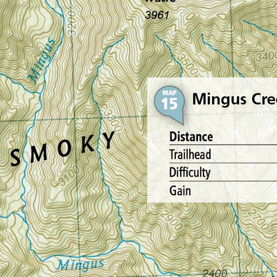 1702 Smokies Day Hikes (map 15)
