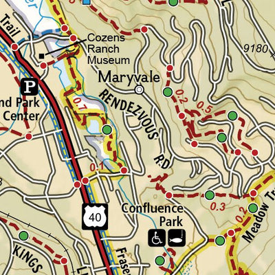 604 Winter Park Local Trails (Fraser River & Meadow Inset)