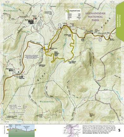 1703 Shenandoah Day Hikes (map 05)