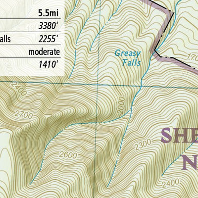1703 Shenandoah Day Hikes (map 04)