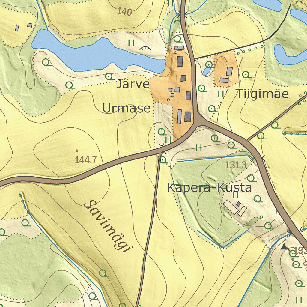 Kapera küla, Võru vald Map by Maa-amet | Avenza Maps
