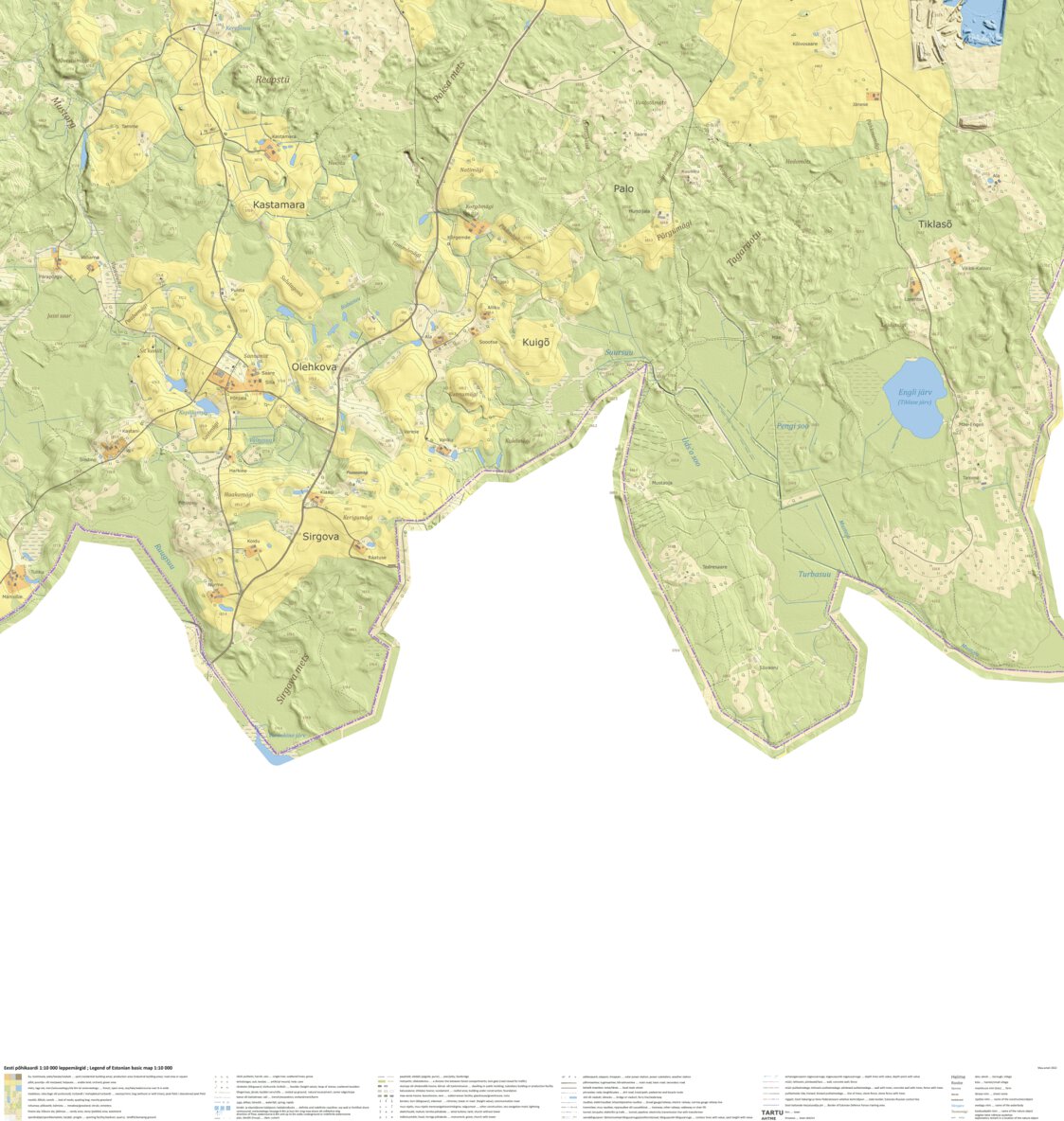 Tiklasõ küla, Setomaa vald Map by Maa-amet | Avenza Maps