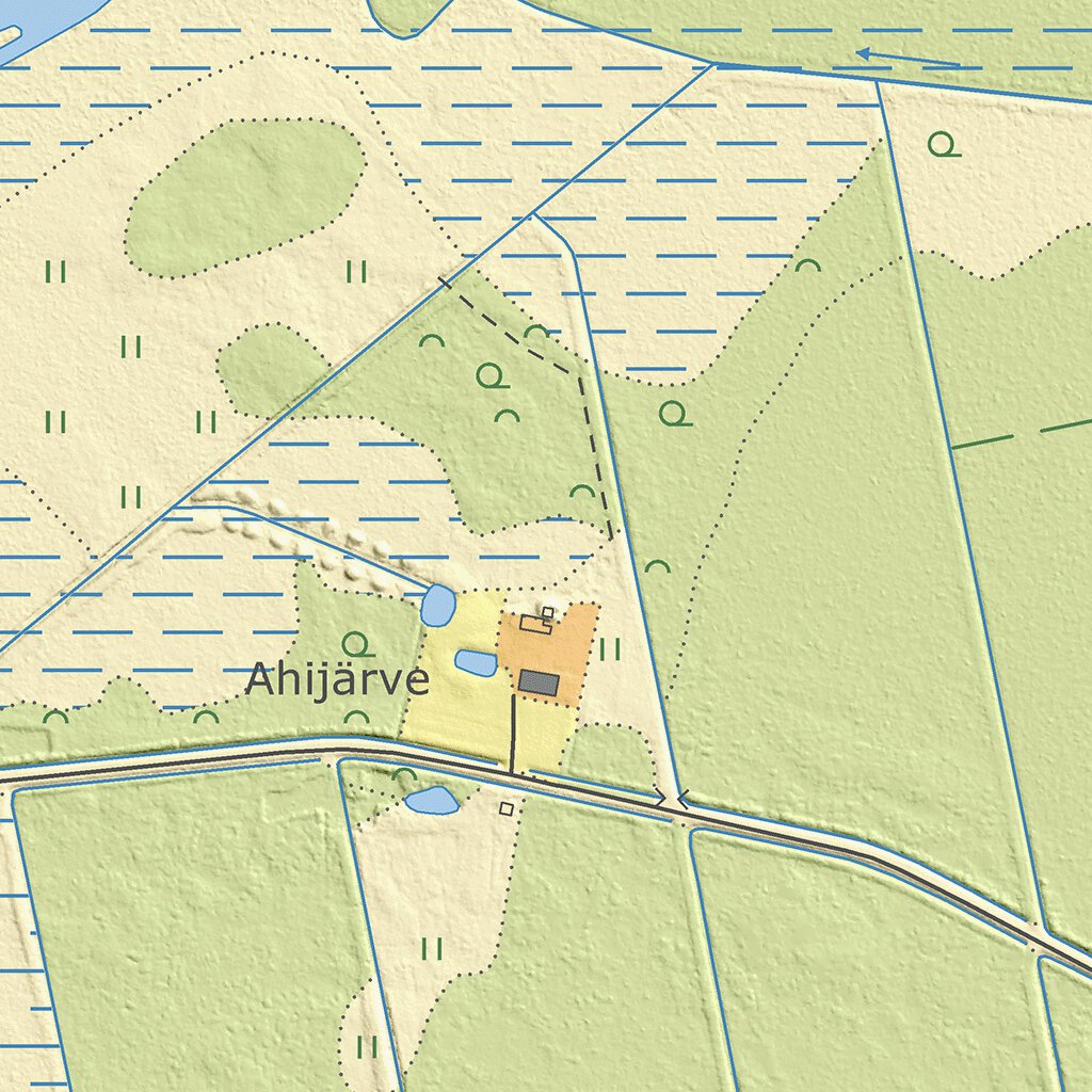 Ahunapalu küla, Kastre vald (2) Map by Maaamet Avenza Maps