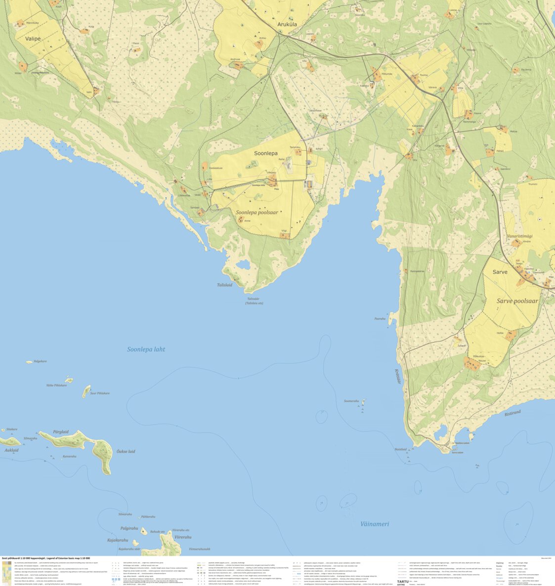 Sarve küla, Hiiumaa vald (1) Map by Maa-amet | Avenza Maps
