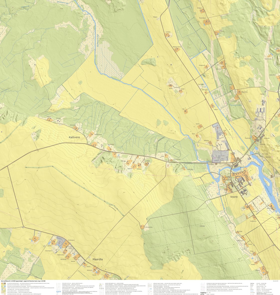Voore küla, Mustvee vald Map by Maa-amet | Avenza Maps
