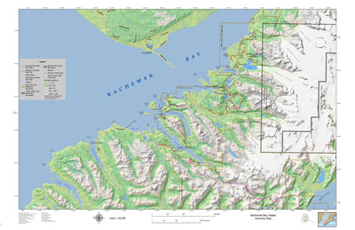 Kachemak Bay, Alaska Overview Map