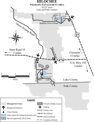 Hilochee WMA Brochure Map by Florida Fish and Wildlife