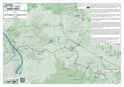 Le Sentier du Grand Paris (Etape 15-A) : de Savigny-le-Temple à Evry (1/2)