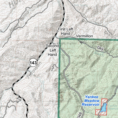 Dixie National Forest Cedar City Ranger District Firewood Map 2022