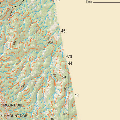 Heysen Trail map 8d - Aroona to Parachilna Gorge