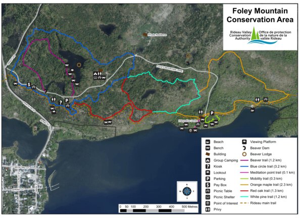 Foley Mountain Conservation Area RVCA Map by RVCA | Avenza Maps