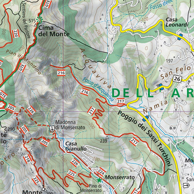 Isola d'Elba East hiking map 1:25000 n.901