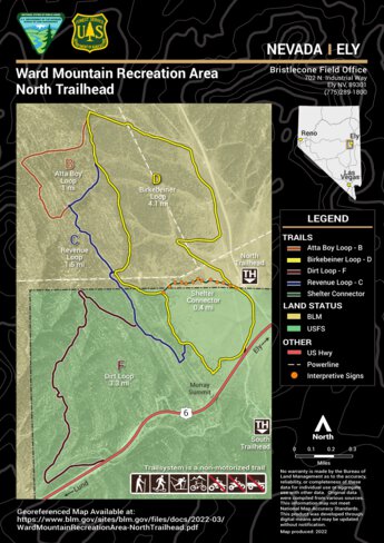 Ward Mountain Recreation Area North Trailhead