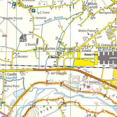 Colline di Rimini, Repubblica di San Marino 1:25.000/1:15.000