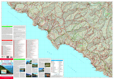 Carta 506 Cinque Terre - Golfo della Spezia - Foglio Ovest