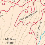 AMC Mount Tom Reservation Massachusetts trail map 11th edition