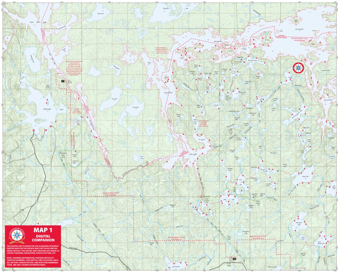 Voyageur Maps - Companion Map 1 by Voyageur Maps | Avenza Maps