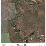 Litchfield National Park - Tabletop Walk - Walker Creek to Wangi Falls - Map 2