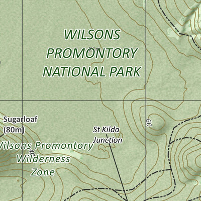 Wilson Prom Nth Off Track A3 Map2