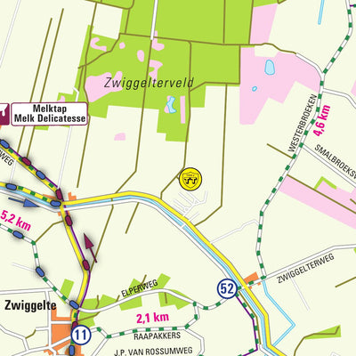 Arthuur Routes fietsknooppuntenkaart Drenthe route app 2022
