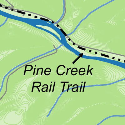 Pine Creek Rail Trail: Slate Run to Waterville