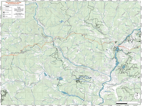 New Hampshire AT Trail Map #1: Connecticut River