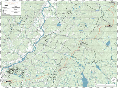 New Hampshire AT Trail Map #2: Moose Mountain