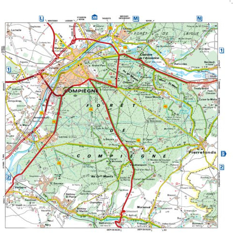 Environs de Paris Map by Michelin | Avenza Maps