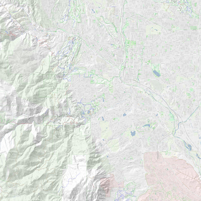 Colorado Springs - Trail Steepness Map