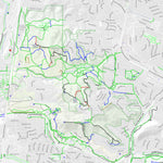 Colorado Springs - Trail Steepness Map