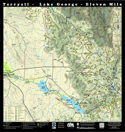Tarryall - Lake George - Eleven Mile Trail Map