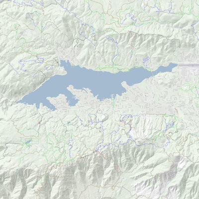 Big Bear Lake - Trail Steepness Map