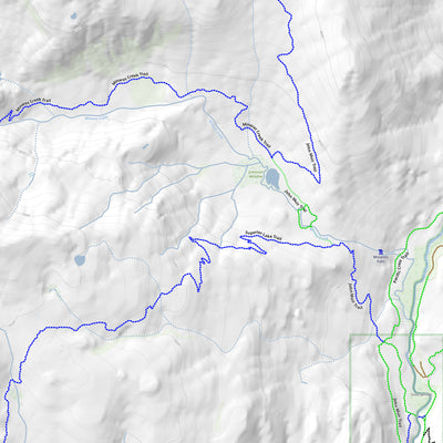 Mammoth Lakes - Trail Steepness Map