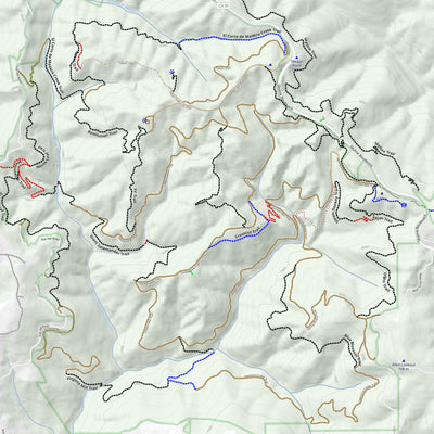 San Francisco Peninsula Mountains -Trail Steepness Map