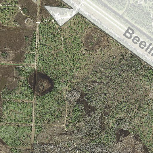 Hungryland Slough Natural Area Trail Guide Map by Palm Beach County