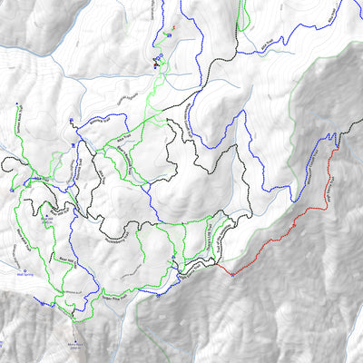 Sequoia National Forest - Trail Steepness Map