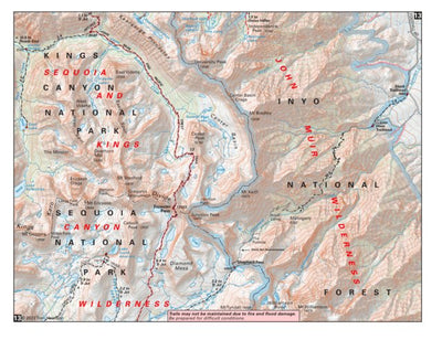 John Muir Trail Map #13