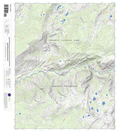 Ten Lakes, California 7.5 Minute Topographic Map