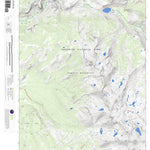 Merced Peak, California 7.5 Minute Topographic Map