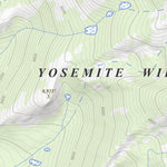 Merced Peak, California 7.5 Minute Topographic Map
